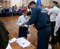 25 октября в МБОУ СОШ № 3 города Завитинска состоялось  торжественное посвящение в кадеты и принятие присяги кадетов МЧС России учащимися 5 классов.